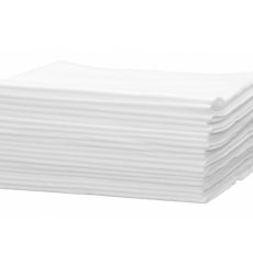 Полотенце Бюджет из спанлейса в штучной укладке, 45х90 см, Белый, 50 шт/упк