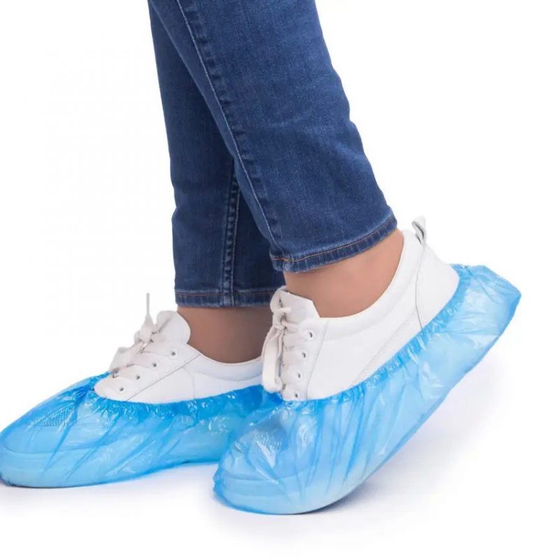 Бахилы медицинские 2,2 г, ПНД, 9-11 мкм, синий, 100 шт/упк