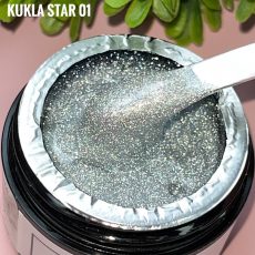 Гель светоотражающий Kukla Star 01 серебро