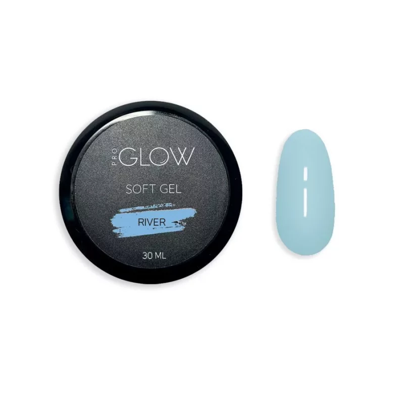 Glowing gel. Софт гель. Glow гель лак. Холодный гель. ONENAIL, UV Gel Besque (50 мл).