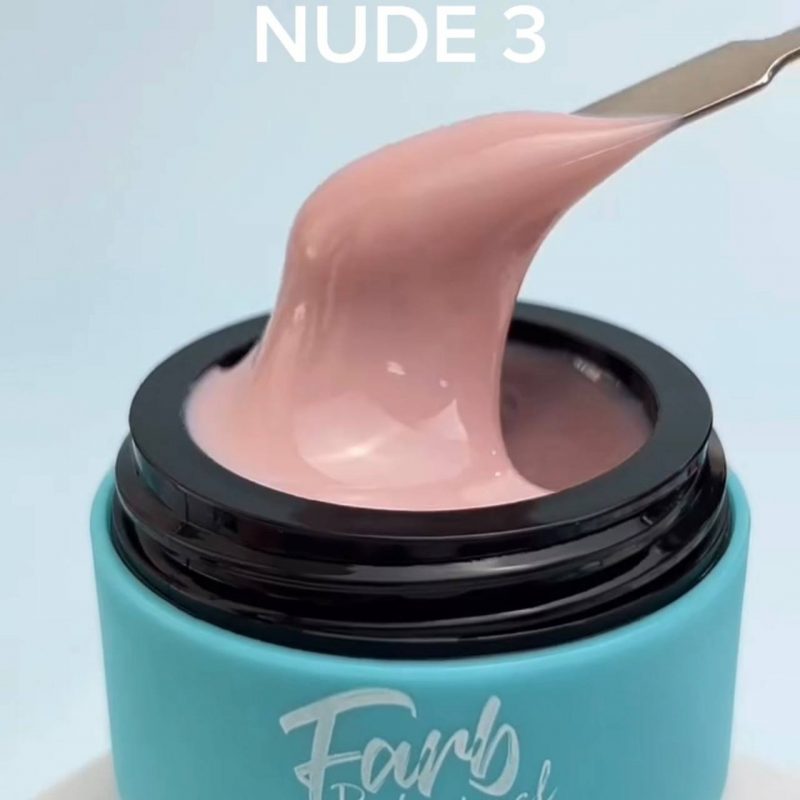 Жидкий акригель Farb Nude 3, 15 мл