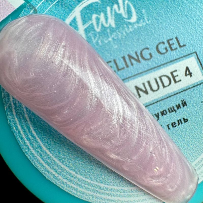 Гель для наращивания и моделирования Farb Shell Nude 4, 15 мл
