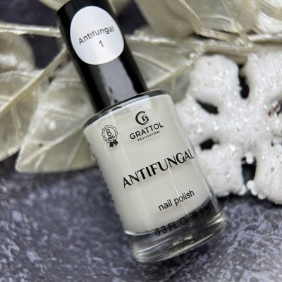 Лак для ногтей без лампы Grattol Antifungal Nail Polish 01, 9 мл