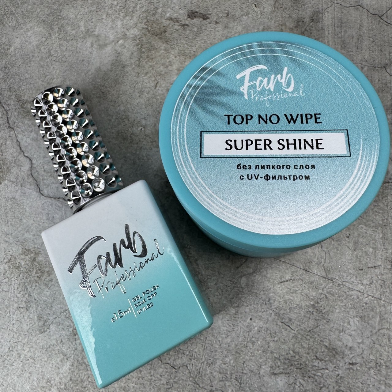 Топ без липкого слоя FARB SUPER SHINE
