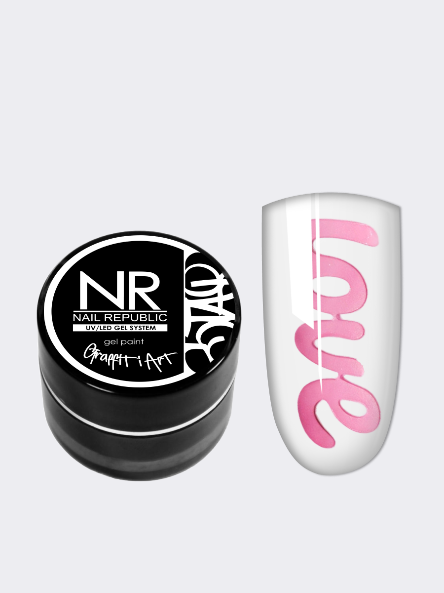 Новинка white NR Гель-краска для дизайна GRAFFITI ART, белая (5 гр)