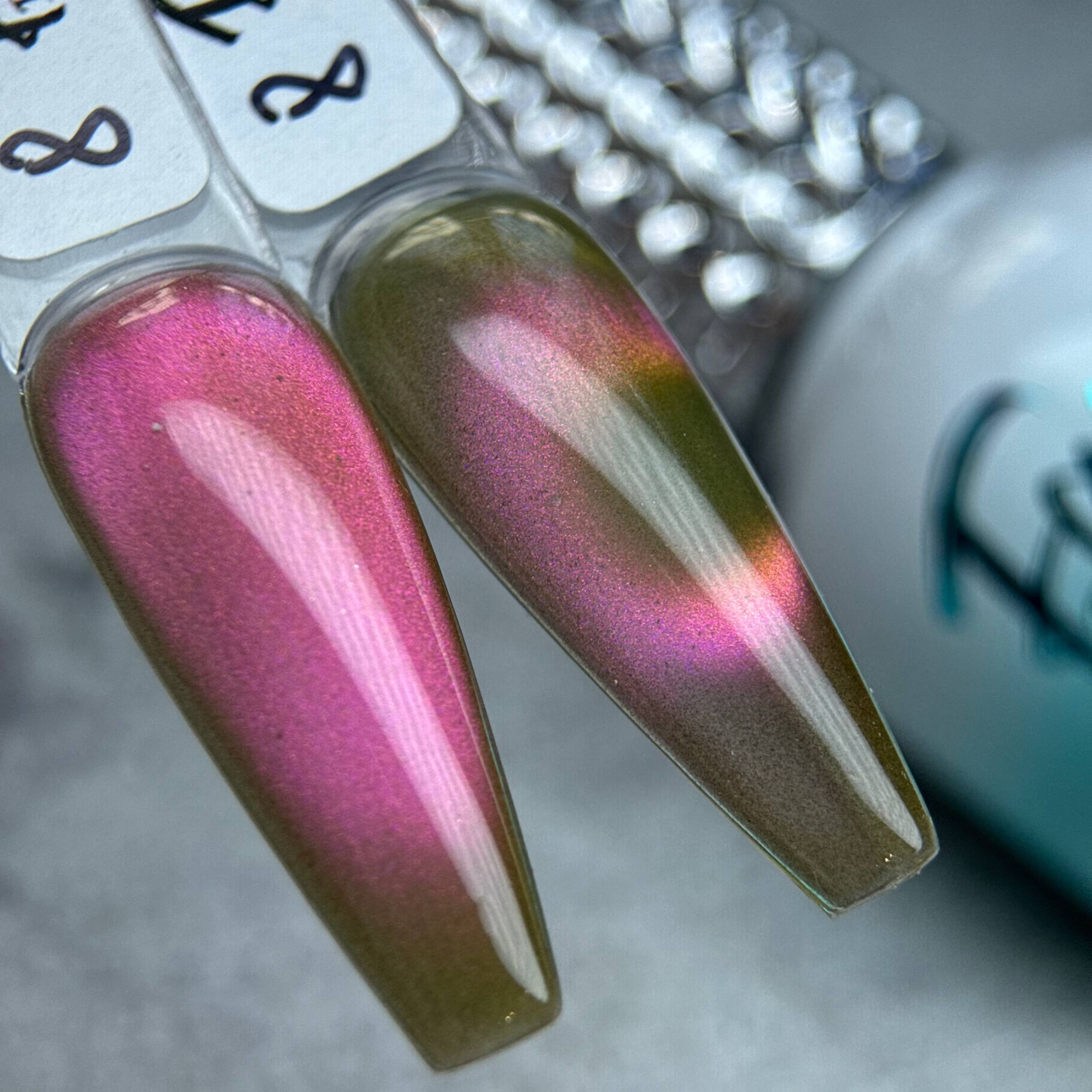 Гель-лак кошачий глаз Farb Aurora 8, 11 мл