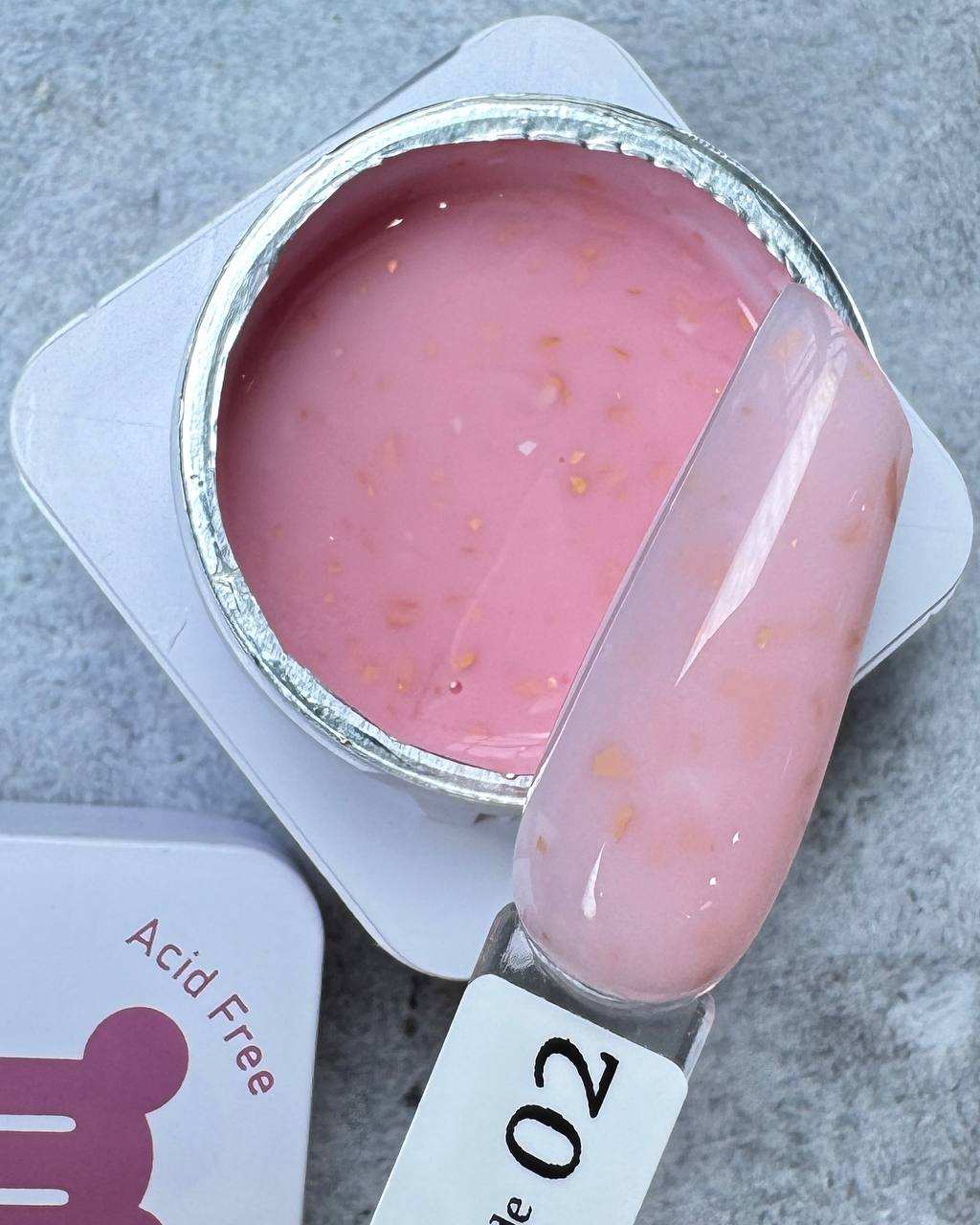 Гель M&K Premium golden nude 02, 15 мл