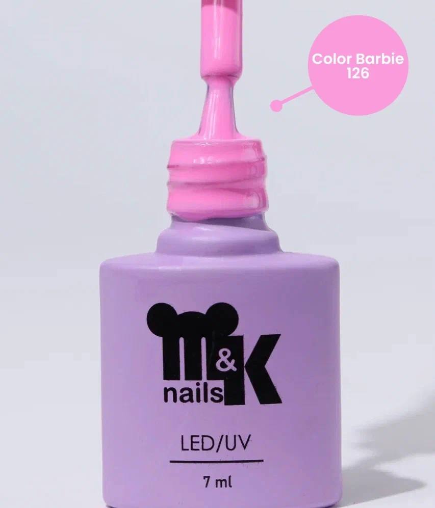 M&K Гель-лак Сolor Barbie 126, 7 мл