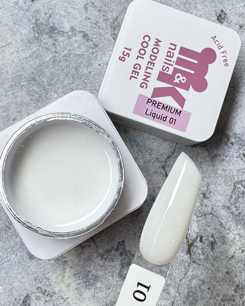 M&K Гель Premium Liquid 01, 15 мл