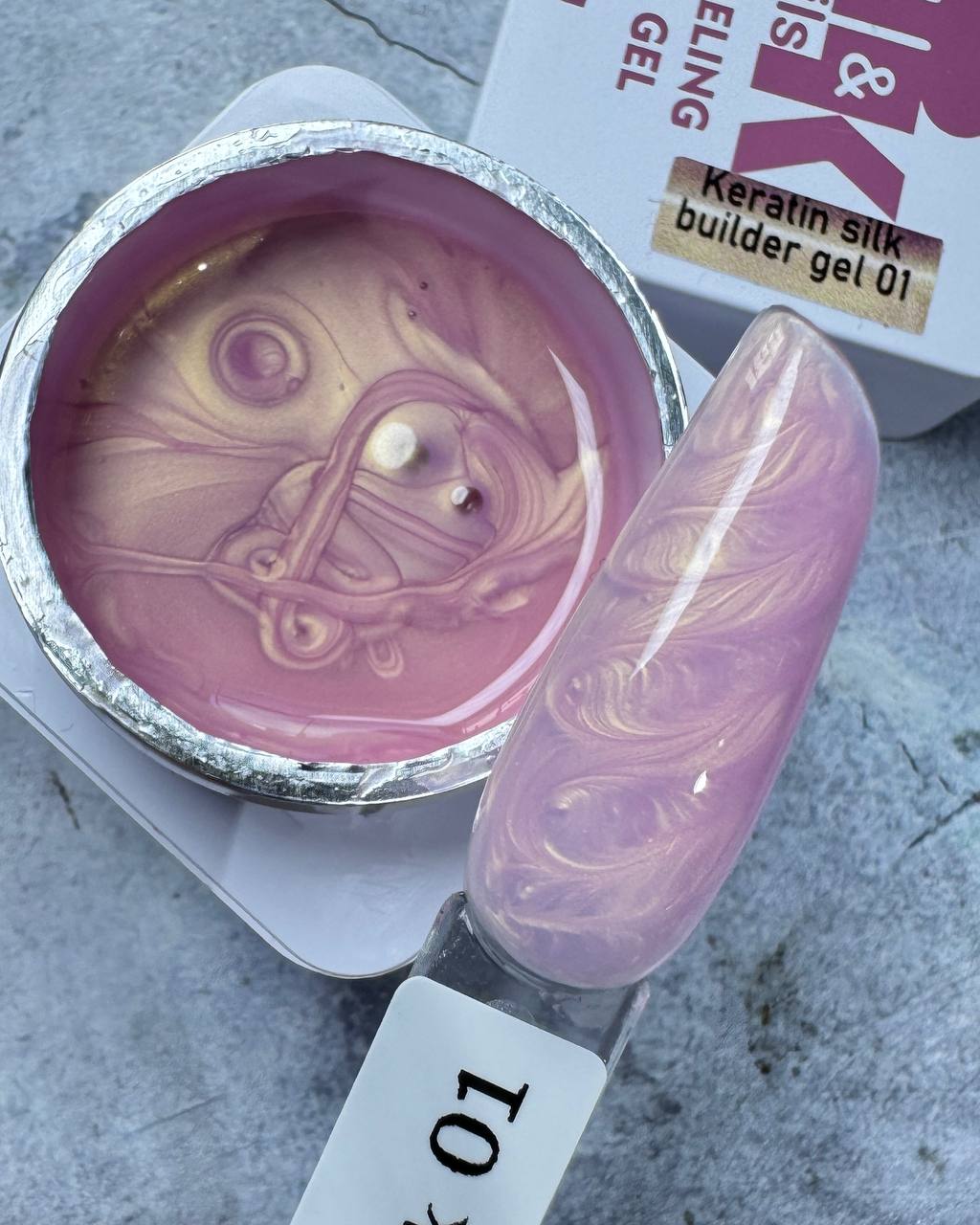 M&K Гель Keratin Silk, 15 мл
