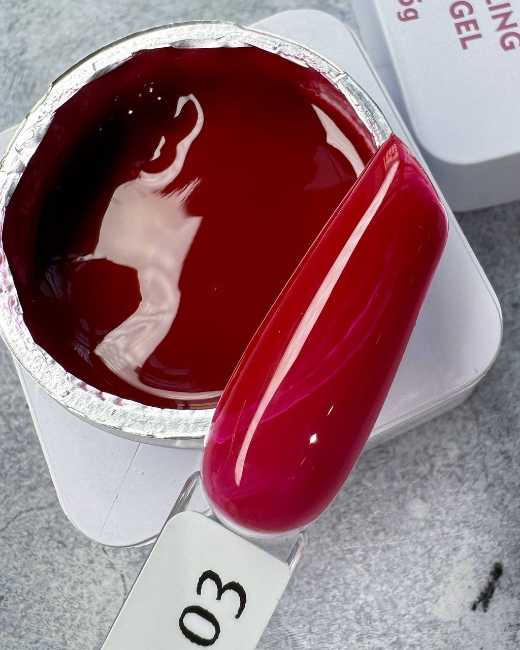 Гель M&K Nails Drunk Cherry Builder 03, 15 мл