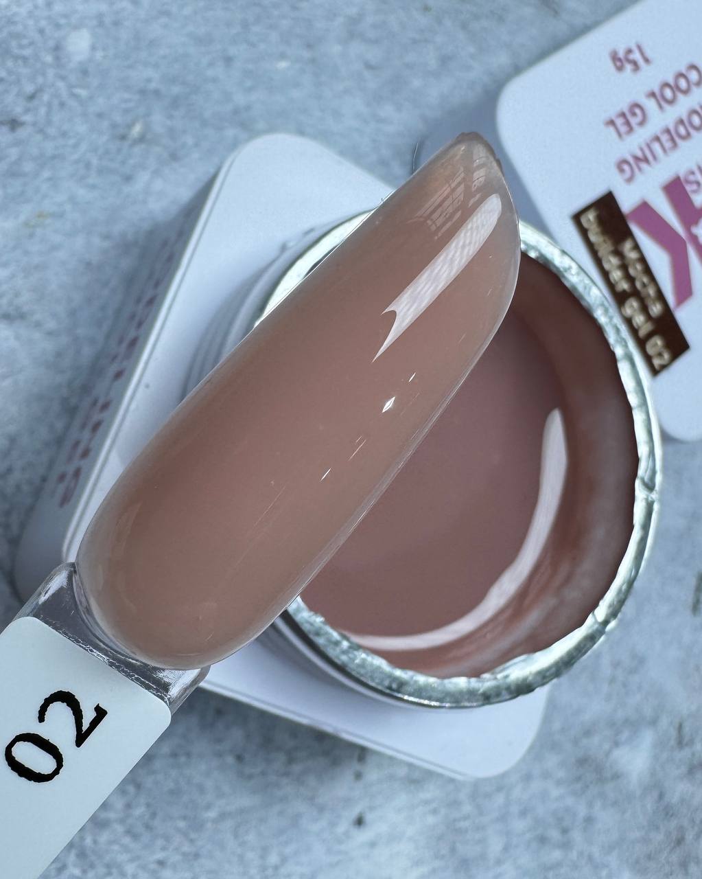 Гель M&K Nails Mocha 02, 15 мл