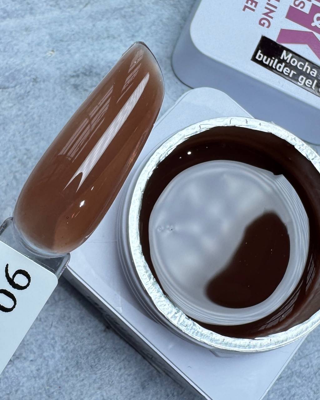 Гель M&K Nails Mocha 06, 15 мл
