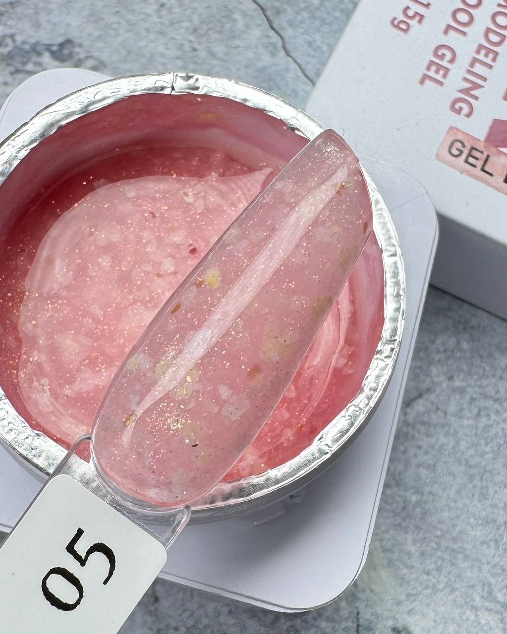 Моделирующий гель M&K nails Lilu 05, 15мл