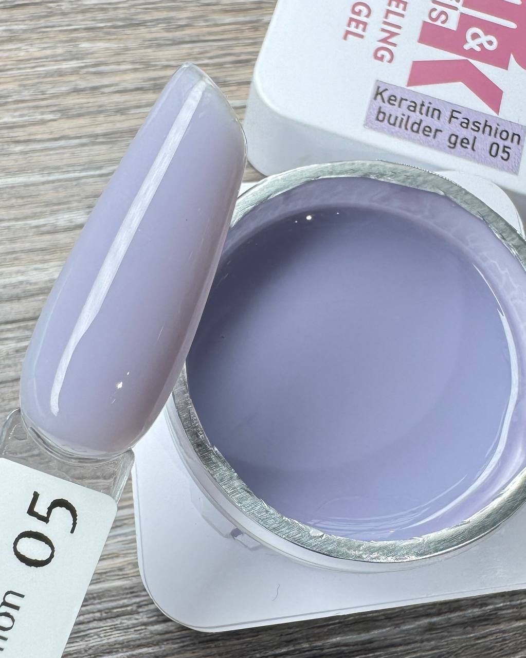 Гель M&K Nails Keratin fashion 05 (жидкая консистенция), 15 мл