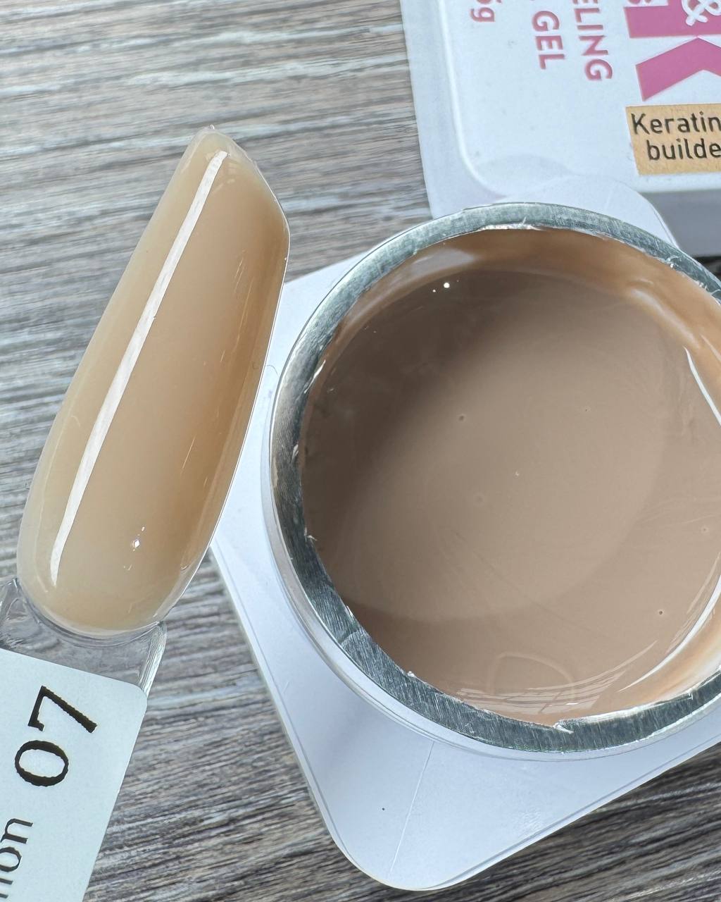Гель M&K Nails Keratin fashion 07 (жидкая консистенция), 15 мл