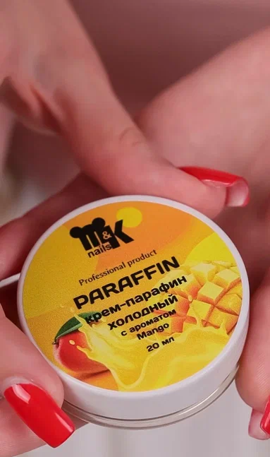 Холодный крем-парафин M&K Nails Манго, 20 мл