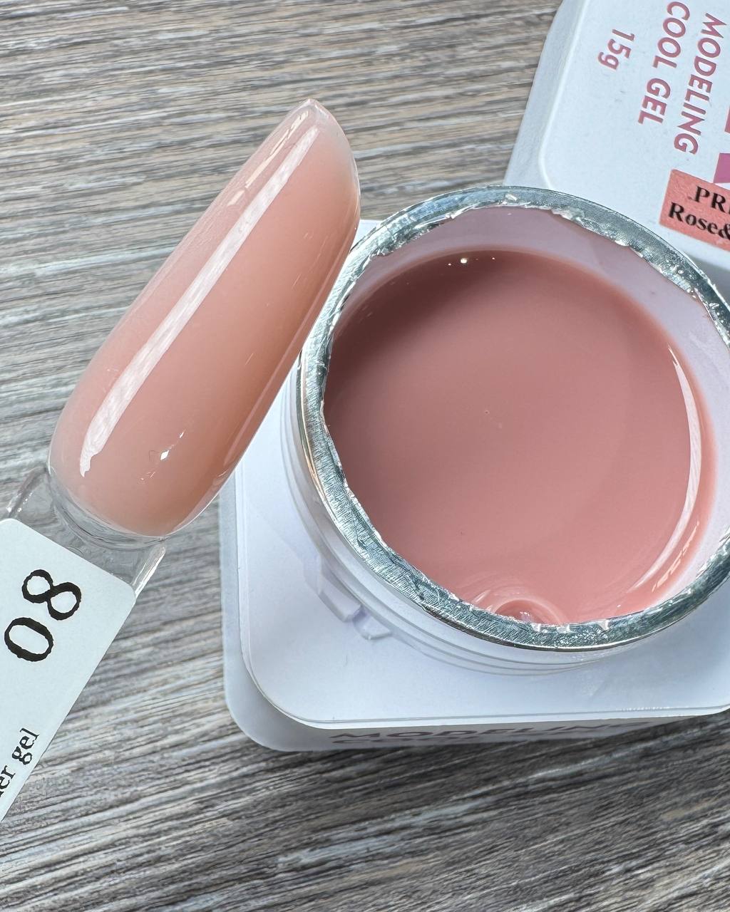 Гель M&K Nails Premium rose&coffee 08